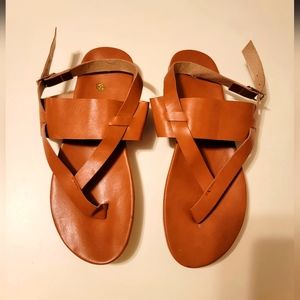 Leather sandal